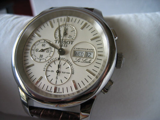 L’Icône de la Précision : Zoom sur la Tissot Le Locle Chronographe Valjoux